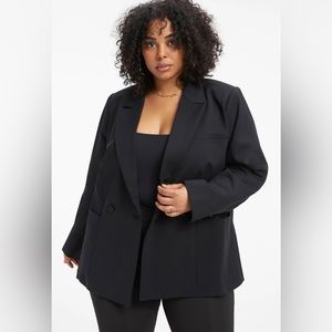 Good American Black Blazer